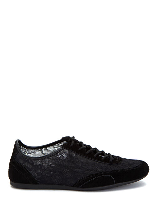 Sunny Siyah Kadın Süet Sneaker - Görsel 2
