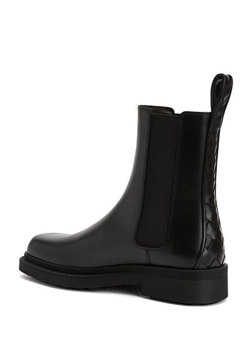 Siyah Erkek Deri Bot - Görsel 4