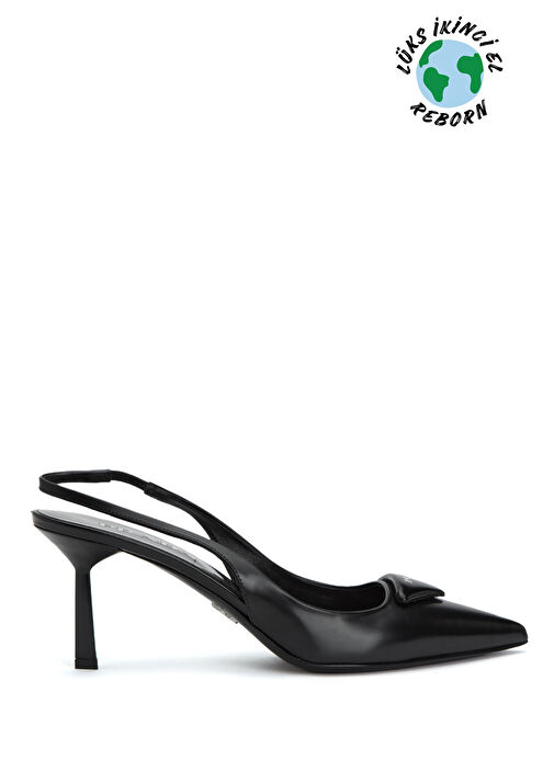 Beymen Reborn Beymen Reborn Siyah Prada Topuklu Ayakkabı Beymen'de! Siyah - 2. görsel