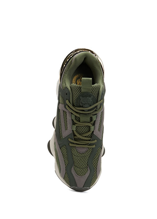 Haki File Dokulu Erkek Sneaker - Görsel 5