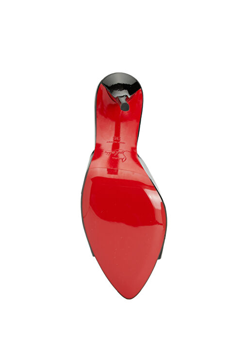 Miss Z Siyah Kadın Deri Terlik - Görsel 6