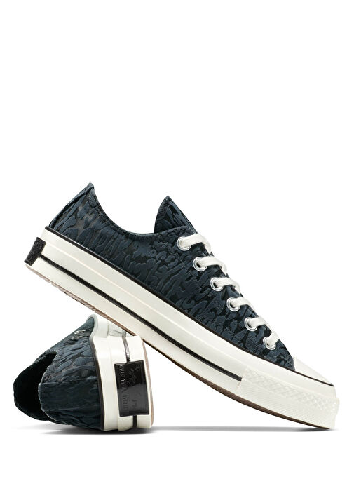 Chuck 70 Siyah Kadın Sneaker - Görsel 3