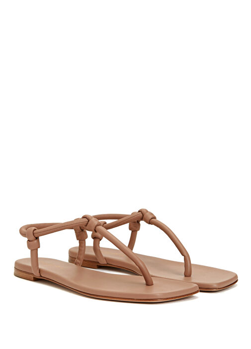 Pudra Kadın Deri Sandalet - Görsel 3