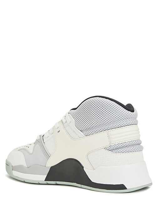 Beyaz Erkek Deri Sneaker - Görsel 4