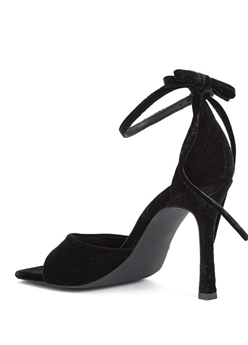 Siyah Bantlı Kadın Sandalet - Görsel 4