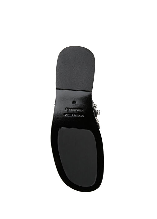 Siyah Troklu Erkek Deri Terlik - Görsel 6