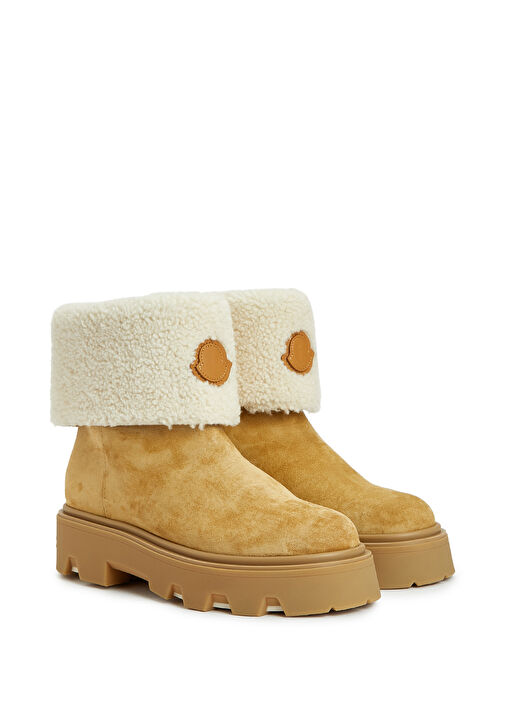 Aurea Bej Kadın Süet Bot - Görsel 3