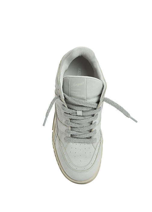 Area Gri Erkek Deri Sneaker - Görsel 5