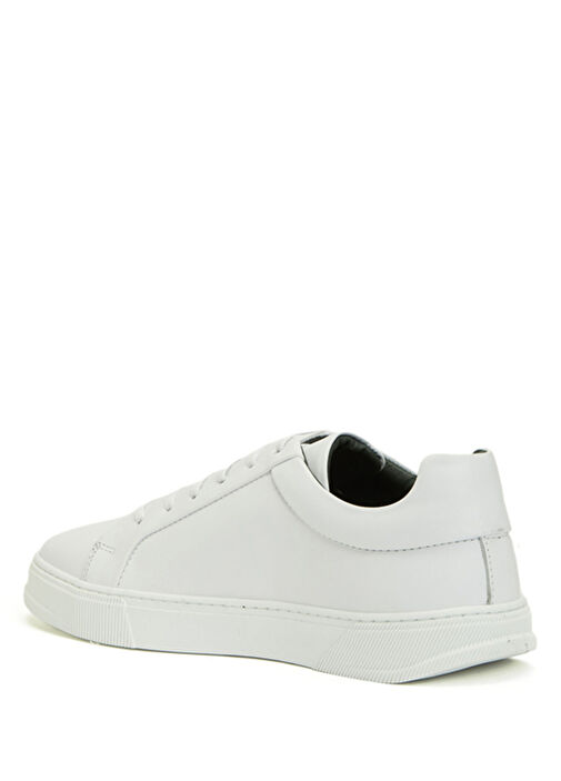 George Hogg Beyaz George Hogg Rahat Günlük Erkek Deri Sneaker