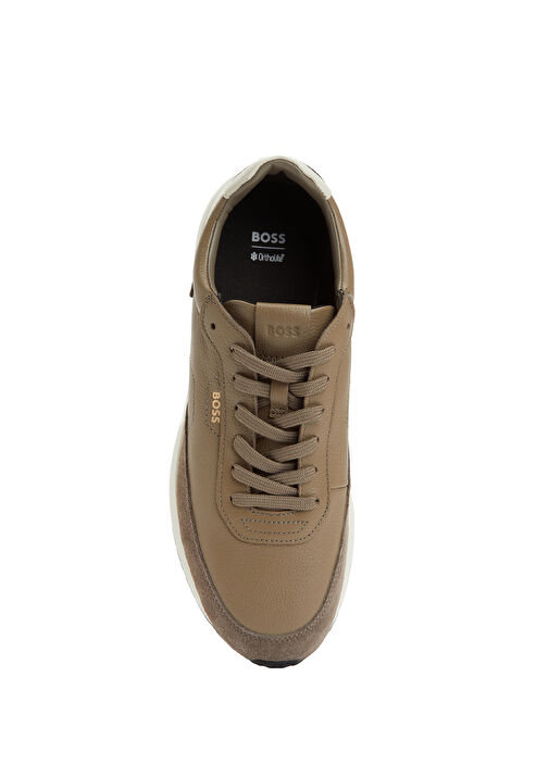 Vinston Bej Erkek Deri Sneaker - Görsel 5