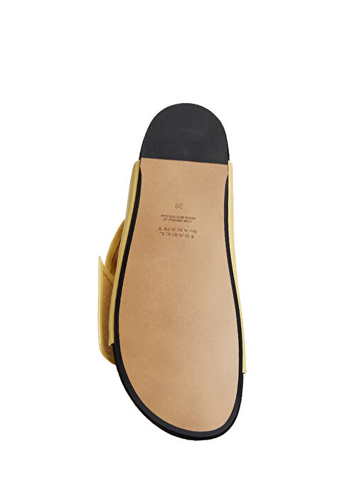 Isabel Marant Isabel Marant Lennyo Açık Sarı Kadın Deri Terlik Beymen'de! Açık Sarı - 6. görsel