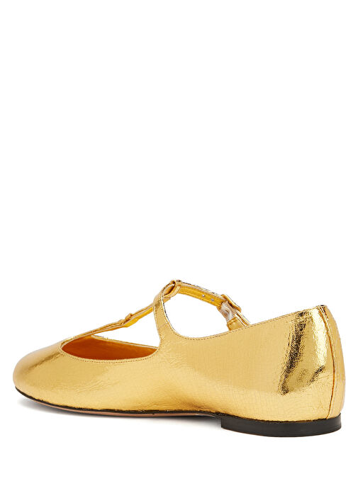 Marcie Gold Deri Babet - Görsel 4