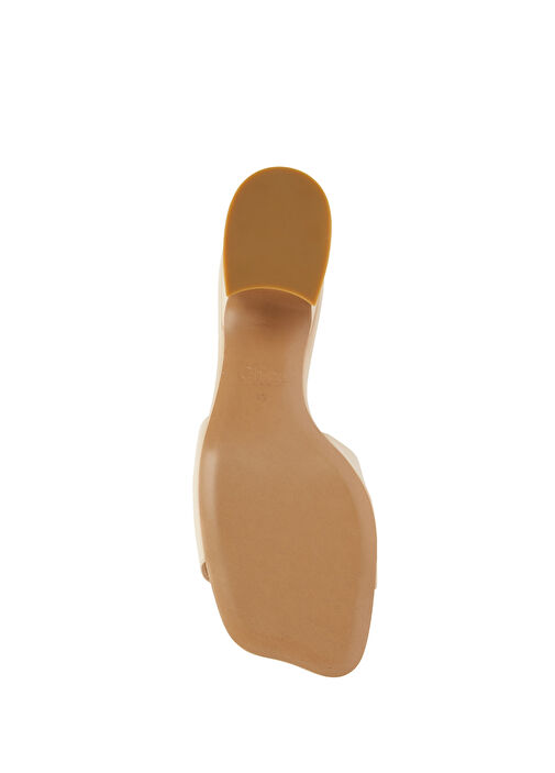 Flower Bej Kadın Terlik - Görsel 6