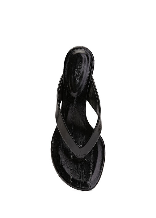 Le Monde Beryl Siyah Le Monde Beryl Deri Kadın Terlik