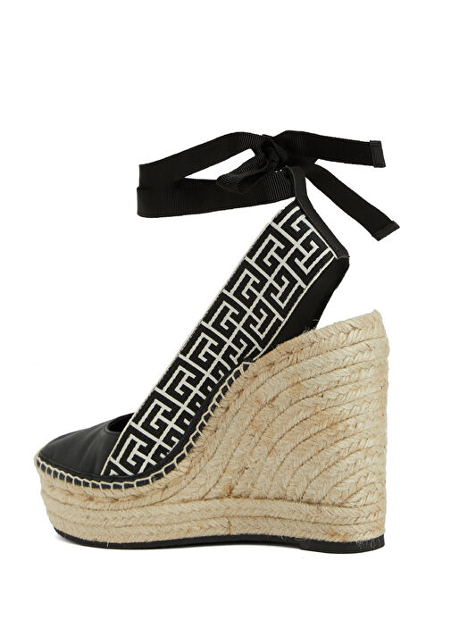 Siyah Kadın Espadril - Görsel 4