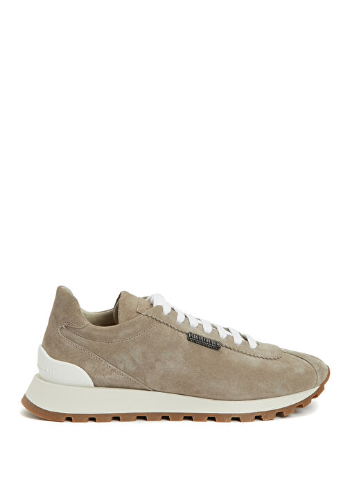 Vizon Kadın Deri Sneaker - Görsel 2