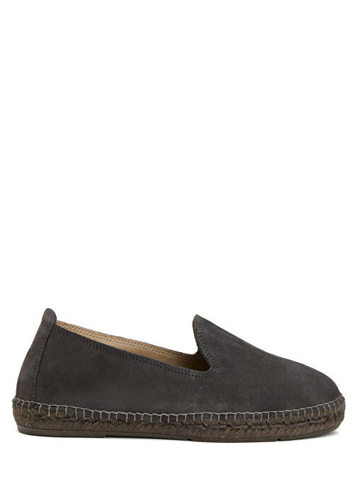 Hamptons Gri Erkek Süet Espadril - Görsel 2