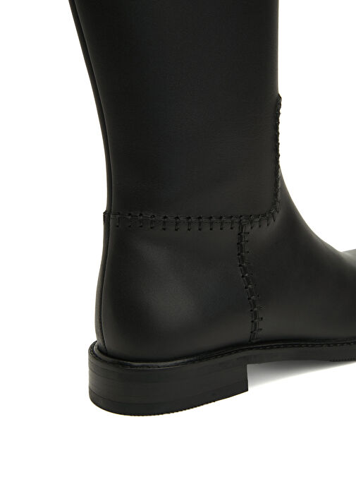 Siyah Kadın Deri Çizme - Görsel 7