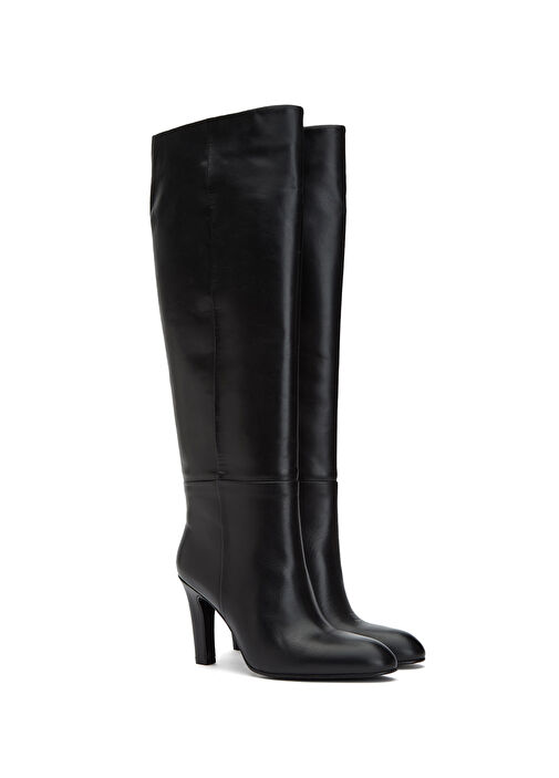 Siyah Kadın Deri Çizme - Görsel 3