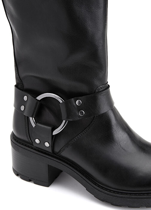 Divarese Divarese Siyah Kadın Deri Bot | Beymen Siyah - 9. görsel