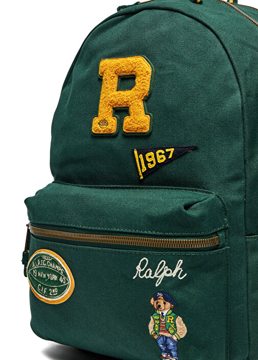 Polo Ralph Lauren Green Logo Kids Backpack - Main Image