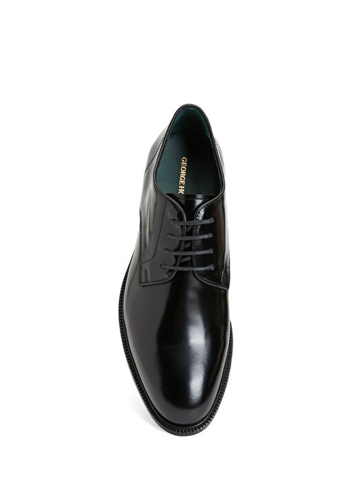Siyah Erkek Deri Ayakkabı - Görsel 5