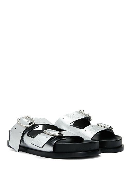 Silver Kadın Deri Terlik - Görsel 3