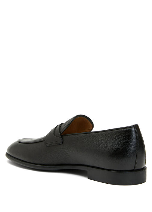 Siyah Erkek Deri Loafer - Görsel 4