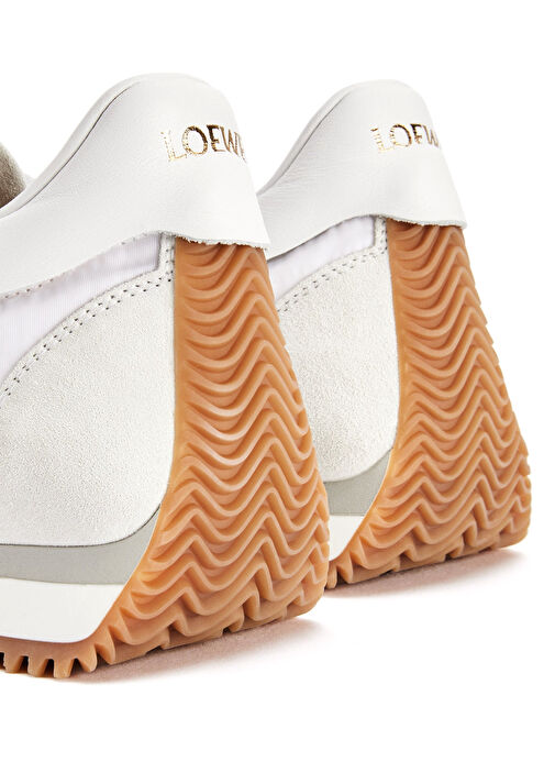 Beyaz Logolu Kadın Sneaker - Görsel 5