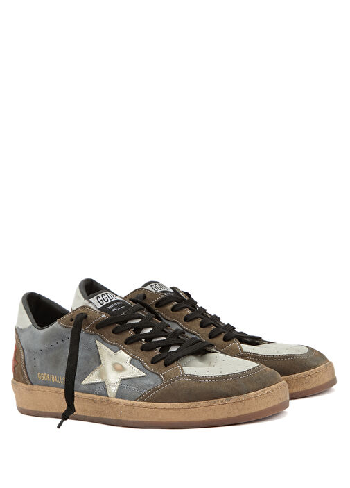 BallStar Çok Renkli Erkek Deri Sneaker - Görsel 3