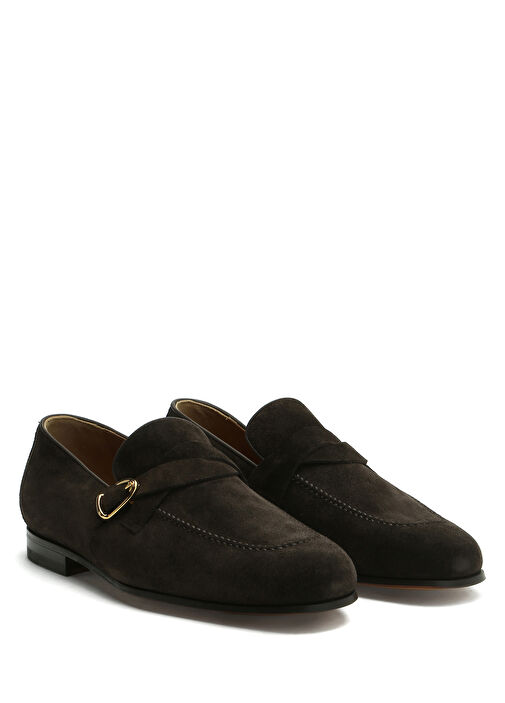 Kahverengi Erkek Süet Loafer - Görsel 3