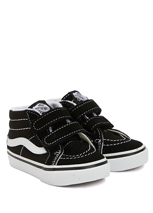 TD SK8-Mid Reissue V Siyah Çocuk Deri Sneaker - Görsel 3