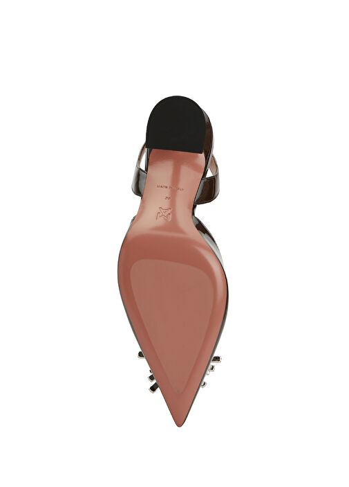 Begum Kahverengi Deri Topuklu Ayakkabı - Görsel 6