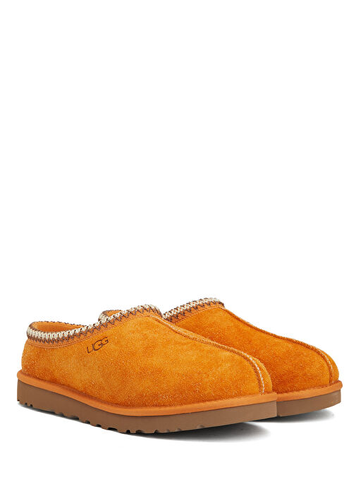 Tasman Shaggy Turuncu Erkek Süet Terlik - Görsel 3