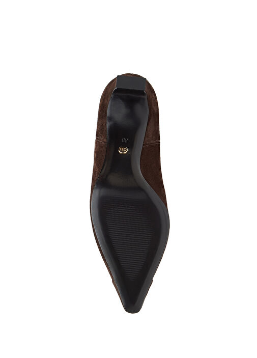 Kahverengi Kadın Süet Bot - Görsel 6