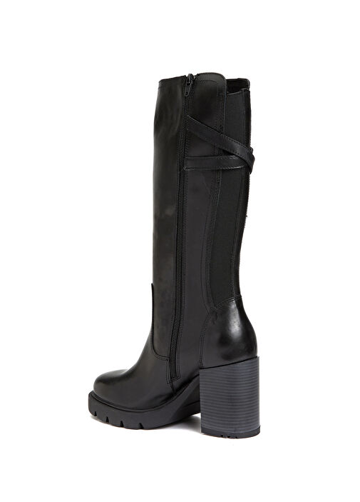 Divarese Divarese Siyah Kadın Deri Çizme Bot | Beymen Siyah - 4. görsel