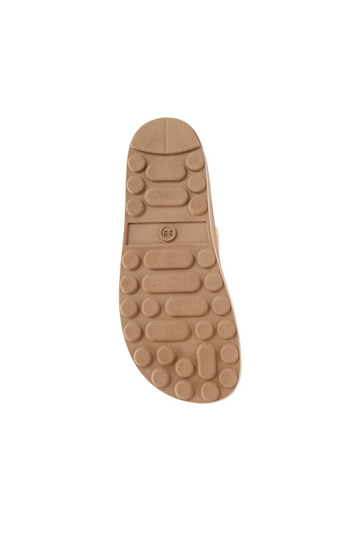 Rose Gold Kadın Deri Terlik - Görsel 6