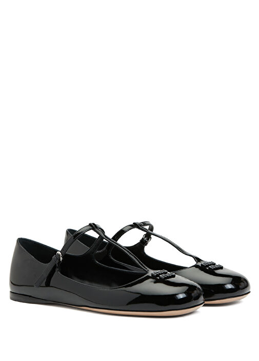 Siyah Logolu Deri Babet - Görsel 3