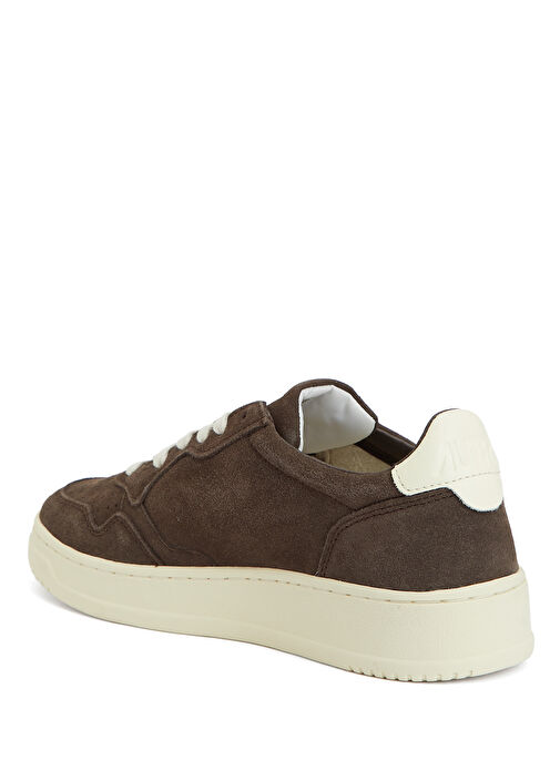 Kahverengi Kadın Deri Sneaker - Görsel 4