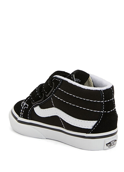 TD SK8-Mid Reissue V Siyah Çocuk Deri Sneaker - Görsel 4