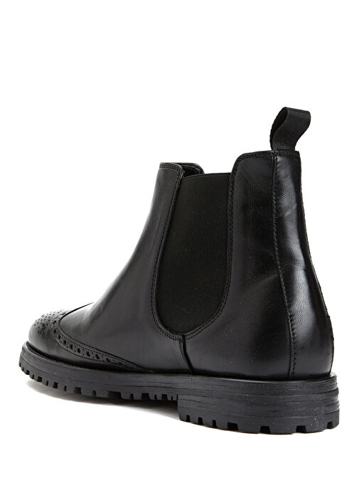 Siyah Erkek Deri Bot - Görsel 4