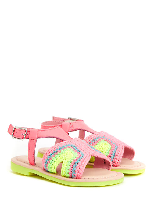 Pembe Kız Çocuk Sandalet - Görsel 3