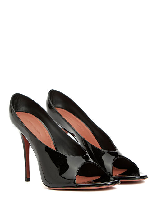 Anok Siyah Kadın Deri Terlik - Görsel 3