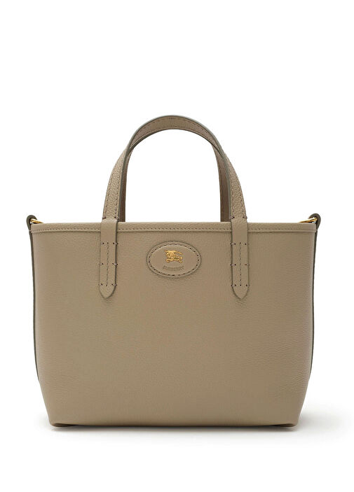 Burberry Bej Kadın Reversible Bloomsbury Bej Deri Mini Kadın Tote