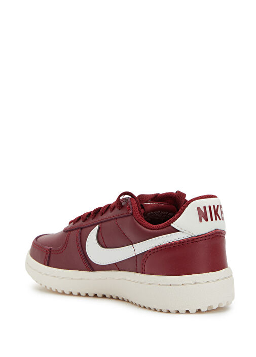 Field General Bordo Çocuk Deri Sneaker - Görsel 4