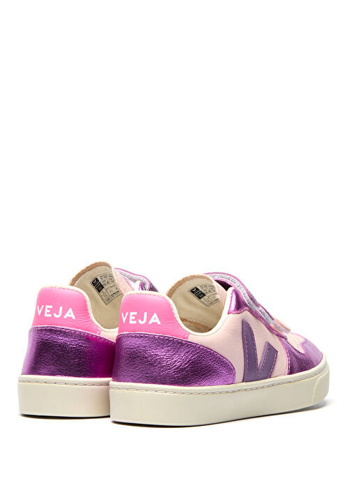 Small V-10 Chromefree Çocuk Deri Sneaker - Görsel 4