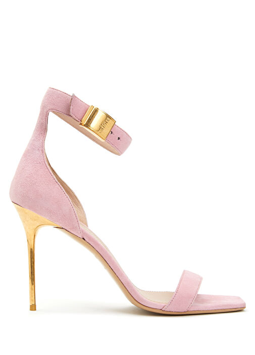 Uma Pembe Kadın Deri Sandalet - Görsel 2