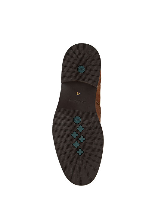 Tütün Lastik Detaylı Erkek Deri Bot - Görsel 6