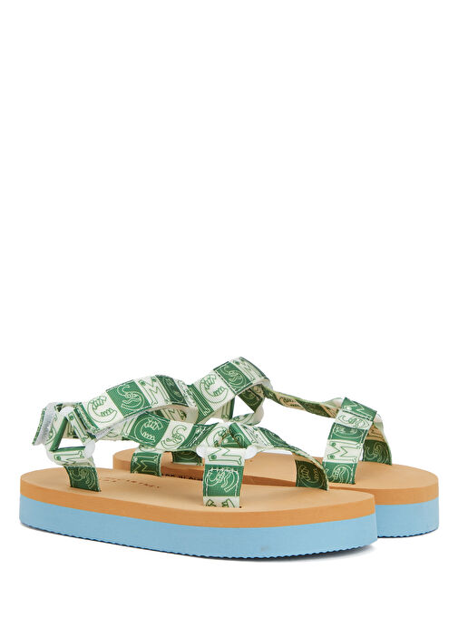 Çok Renkli Baskılı Erkek Çocuk Sandalet - Görsel 3