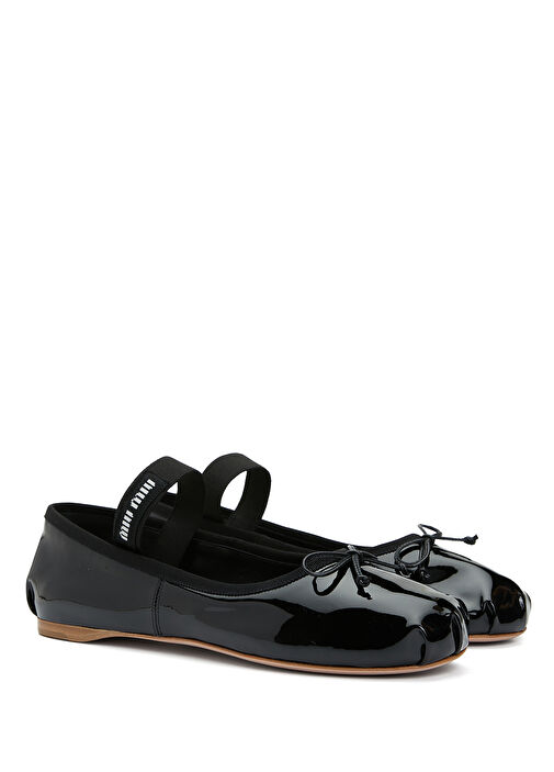 Siyah Deri Babet - Görsel 3